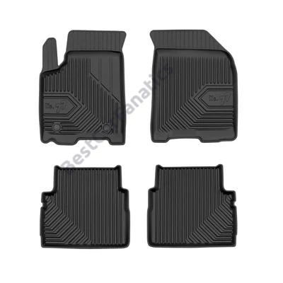 Chevrolet Aveo II T300 Frogum No77 fekete 3D hótálcás TPE gumiszőnyeg szett 77408968