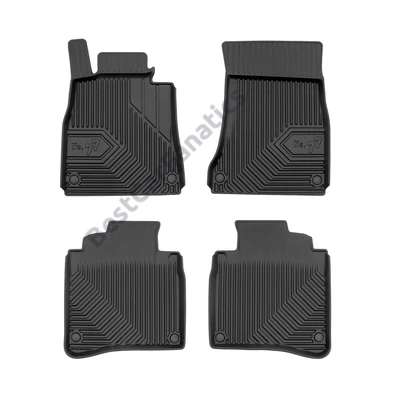 Mercedes Benz W222 Long Frogum No77 fekete 3D hótálcás TPE gumiszőnyeg szett 77409071