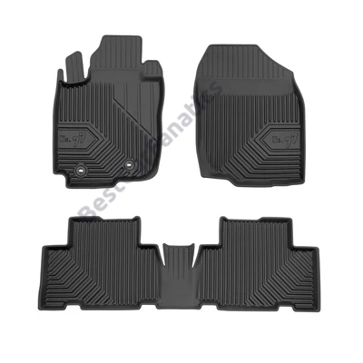 Toyota RAV4 III Frogum No77 fekete 3D hótálcás TPE gumiszőnyeg szett 77409163