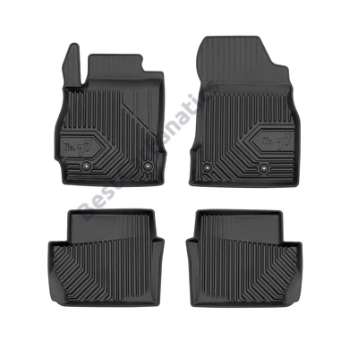 Mazda 2 II Frogum No77 fekete 3D hótálcás TPE gumiszőnyeg szett 77409248