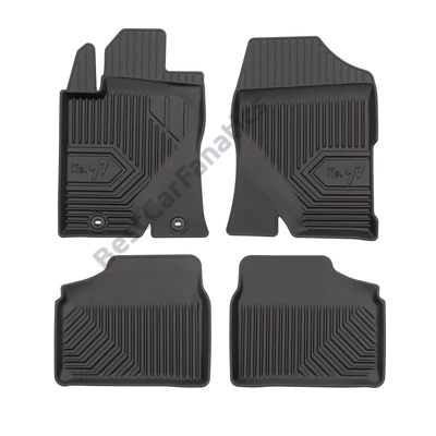 Toyota Avensis II Frogum No77 fekete 3D hótálcás TPE gumiszőnyeg szett 77409262