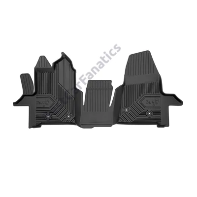 Ford Transit VI Frogum No77 fekete 3D hótálcás TPE gumiszőnyeg szett 77409309