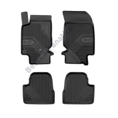 Peugeot 208 II Frogum No77 fekete 3D hótálcás TPE gumiszőnyeg szett 77409422