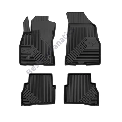 Fiat Doblo II Frogum No77 fekete 3D hótálcás TPE gumiszőnyeg szett 77409439