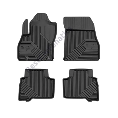 Fiat Qubo Frogum No77 fekete 3D hótálcás TPE gumiszőnyeg szett 77409477