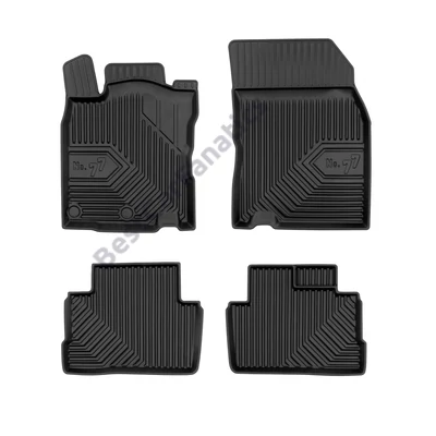 Nissan Qashqai II Frogum No77 fekete 3D hótálcás TPE gumiszőnyeg szett 77409538