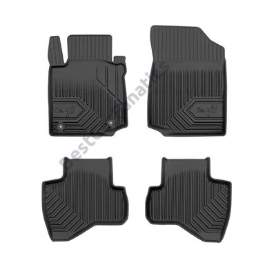 Peugeot 107 Frogum No77 fekete 3D hótálcás TPE gumiszőnyeg szett 77409569
