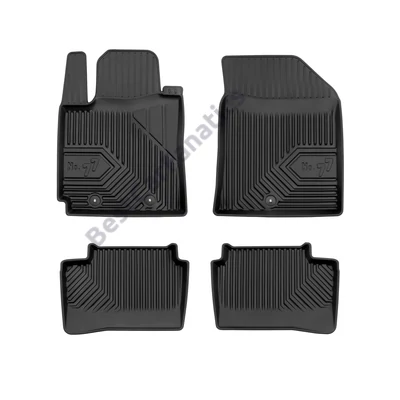 Hyundai i10 II Frogum No77 fekete 3D hótálcás TPE gumiszőnyeg szett 77409576