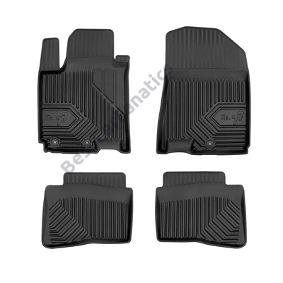 Hyundai i20 II Frogum No77 fekete 3D hótálcás TPE gumiszőnyeg szett 77409606