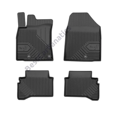Hyundai Ioniq Frogum No77 fekete 3D hótálcás TPE gumiszőnyeg szett 77409637