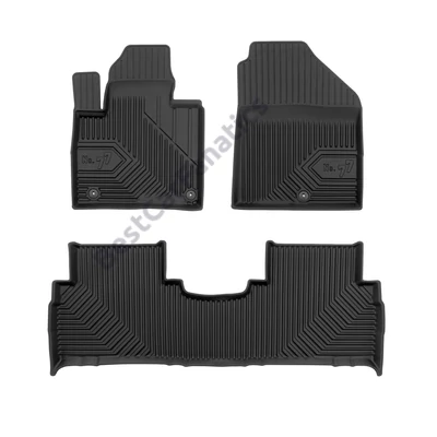Kia Sorento III Frogum No77 fekete 3D hótálcás TPE gumiszőnyeg szett 77409644