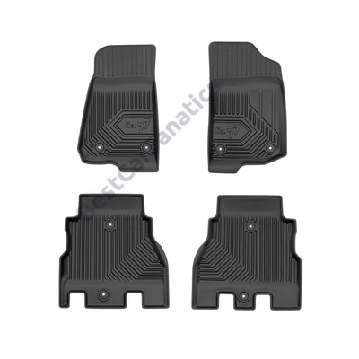Jeep Wrangler IV Frogum No77 fekete 3D hótálcás TPE gumiszőnyeg szett 77409866