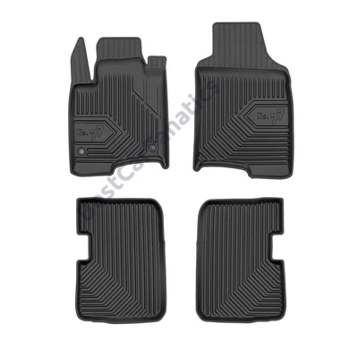 Fiat Panda III Frogum No77 fekete 3D hótálcás TPE gumiszőnyeg szett 77409934