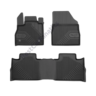 Renault Espace V Frogum No77 fekete 3D hótálcás TPE gumiszőnyeg szett 77409965