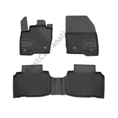 Ford Edge II Frogum No77 fekete 3D hótálcás TPE gumiszőnyeg szett 77409996