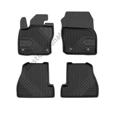 Ford Focus III Frogum No77 fekete 3D hótálcás TPE gumiszőnyeg szett 77425286