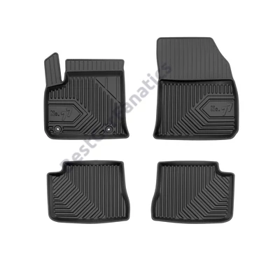 Peugeot e-208 Frogum No77 fekete 3D hótálcás TPE gumiszőnyeg szett 77425293