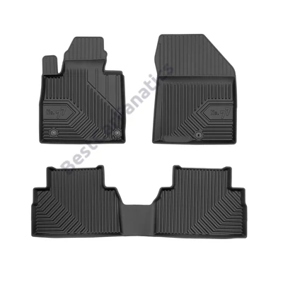 Hyundai Santa Fe IV Frogum No77 fekete 3D hótálcás TPE gumiszőnyeg szett 77425392