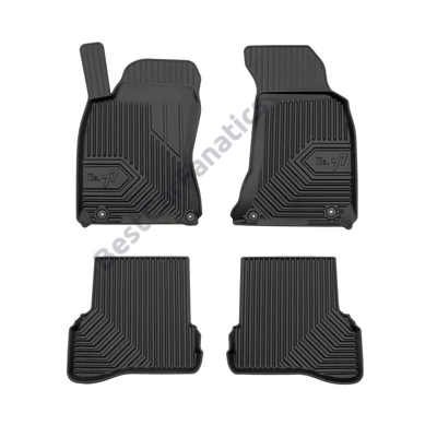 VW Volkswagen Passat B5 Frogum No77 fekete 3D hótálcás TPE gumiszőnyeg szett 77425514