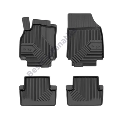 Renault Fluence Frogum No77 fekete 3D hótálcás TPE gumiszőnyeg szett 77425668