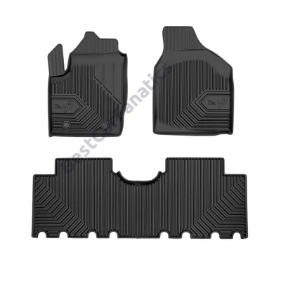 Ford Galaxy I Frogum No77 fekete 3D hótálcás TPE gumiszőnyeg szett 77425675
