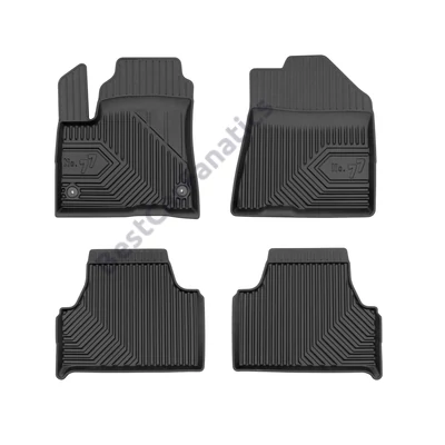 Kia Soul EV II Frogum No77 fekete 3D hótálcás TPE gumiszőnyeg szett 77425781