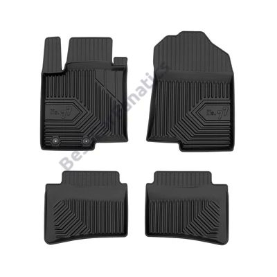 Hyundai i20 III - Bayon Frogum No77 fekete 3D hótálcás TPE gumiszőnyeg szett 77425828