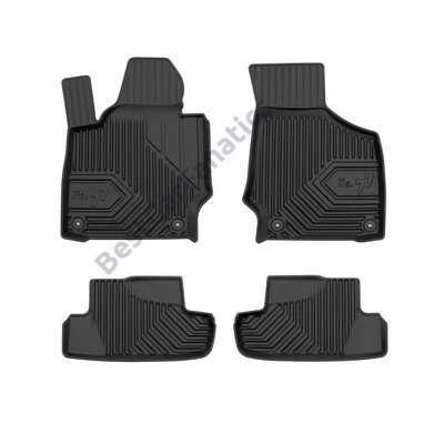 Audi TT II 8J Frogum No77 fekete 3D hótálcás TPE gumiszőnyeg szett 77425842