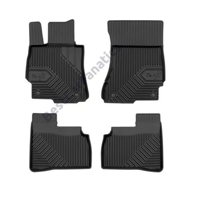 Mercedes Benz W221 Frogum No77 fekete 3D hótálcás TPE gumiszőnyeg szett 77425910