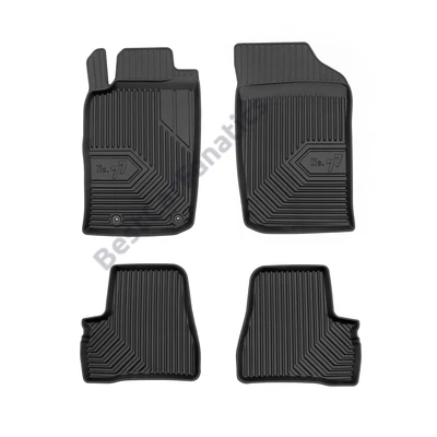 Peugeot 206 Frogum No77 fekete 3D hótálcás TPE gumiszőnyeg szett 77426009