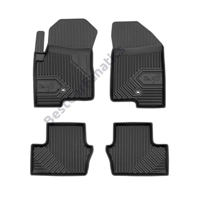 Jeep Compass I Frogum No77 fekete 3D hótálcás TPE gumiszőnyeg szett 77426023