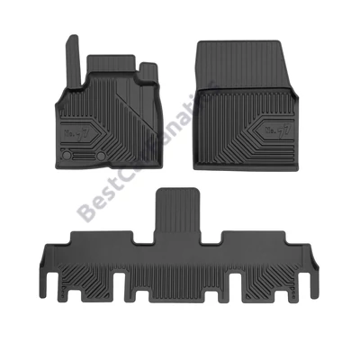 Renault Espace IV Frogum No77 fekete 3D hótálcás TPE gumiszőnyeg szett 77426061