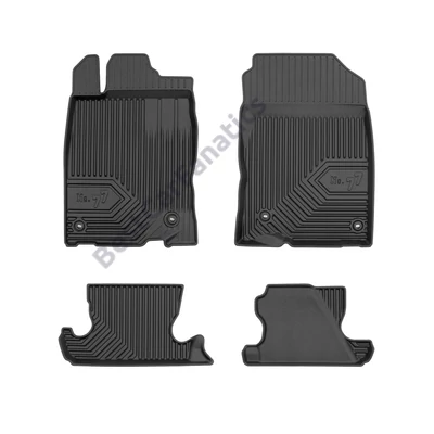 Honda CR-Z Frogum No77 fekete 3D hótálcás TPE gumiszőnyeg szett 77426078