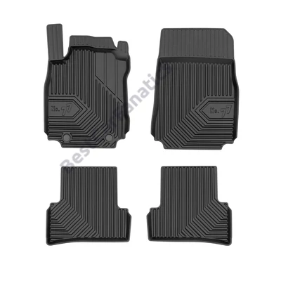 Renault Modus Frogum No77 fekete 3D hótálcás TPE gumiszőnyeg szett 77426122
