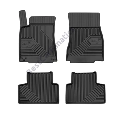 Mercedes Benz GLB X247 Frogum No77 fekete 3D hótálcás TPE gumiszőnyeg szett 77426139