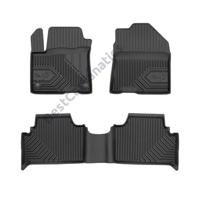 Hyundai Kona Electric Frogum No77 fekete 3D hótálcás TPE gumiszőnyeg szett 77426207