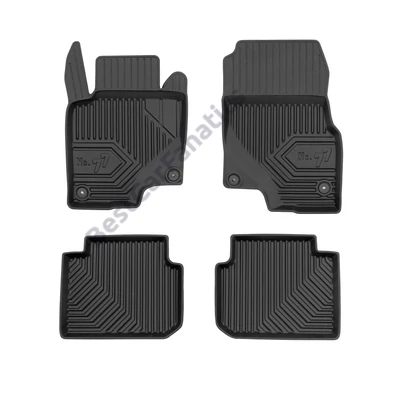 Smart Forfour I Frogum No77 fekete 3D hótálcás TPE gumiszőnyeg szett 77426344