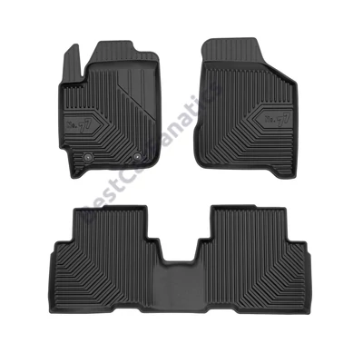 Kia Carens II Frogum No77 fekete 3D hótálcás TPE gumiszőnyeg szett 77426368