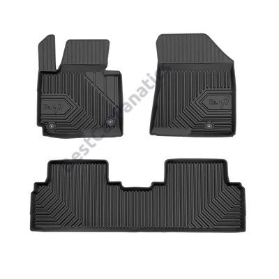 Kia Carens IV Frogum No77 fekete 3D hótálcás TPE gumiszőnyeg szett 77426399
