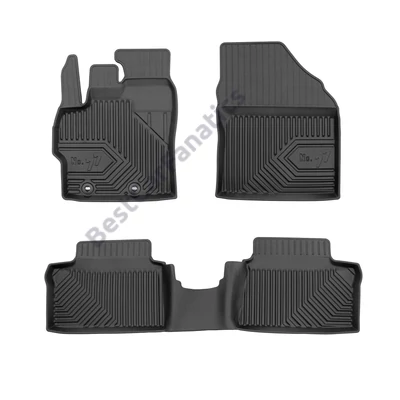 Toyota Yaris Cross Frogum No77 fekete 3D hótálcás TPE gumiszőnyeg szett 77426474