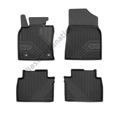 Toyota Camry VIII Sedan Frogum No77 fekete 3D hótálcás TPE gumiszőnyeg szett 77426504