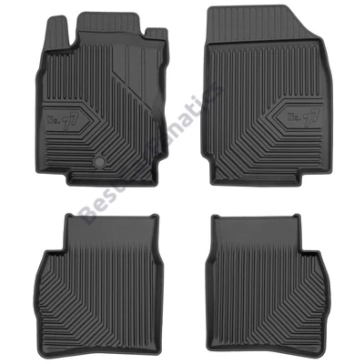 Nissan Note I Frogum No77 fekete 3D hótálcás TPE gumiszőnyeg szett 77408074