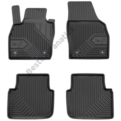 Skoda Kamiq Frogum No77 fekete 3D hótálcás TPE gumiszőnyeg szett 77409613