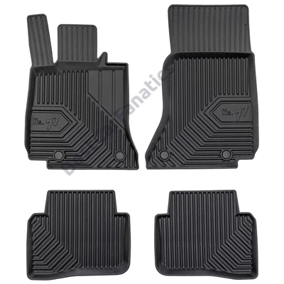 Mercedes Benz W206 Frogum No77 fekete 3D hótálcás TPE gumiszőnyeg szett 77412521