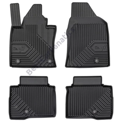 SsangYong Torres Frogum No77 fekete 3D hótálcás TPE gumiszőnyeg szett 77412620