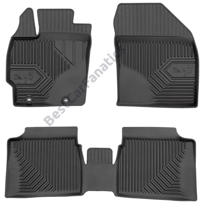 Toyota Prius III Frogum No77 fekete 3D hótálcás TPE gumiszőnyeg szett 77425354