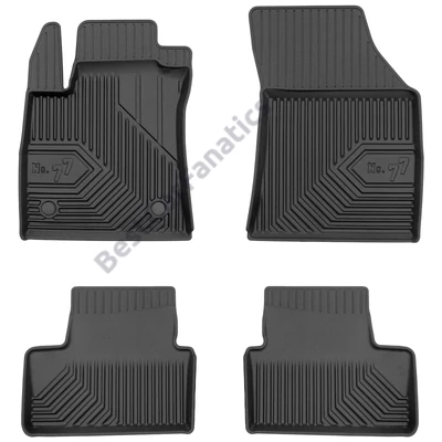 Renault Megane IV Frogum No77 fekete 3D hótálcás TPE gumiszőnyeg szett 77425569
