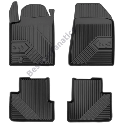 Fiat Bravo II Frogum No77 fekete 3D hótálcás TPE gumiszőnyeg szett 77425583