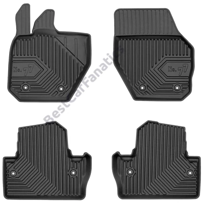 Volvo V60 I Frogum No77 fekete 3D hótálcás TPE gumiszőnyeg szett 77425682