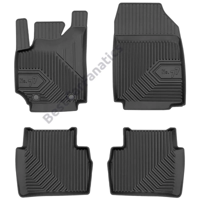 Fiat Croma Frogum No77 fekete 3D hótálcás TPE gumiszőnyeg szett 77425927